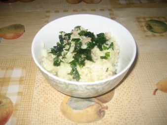 Risotto z boczniaków.